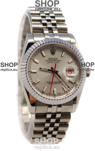Rolex Datejust Swiss Watch in Grey Dial